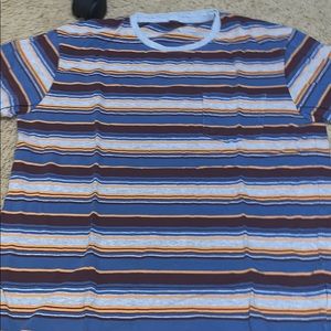 Urban outfitters stripes pocket tee